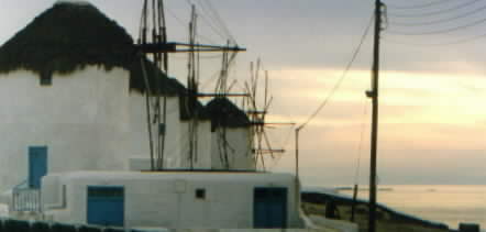 Windmills On Mykonos