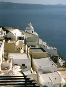 Ocean View From Santorini