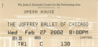 Ticket To Ballet