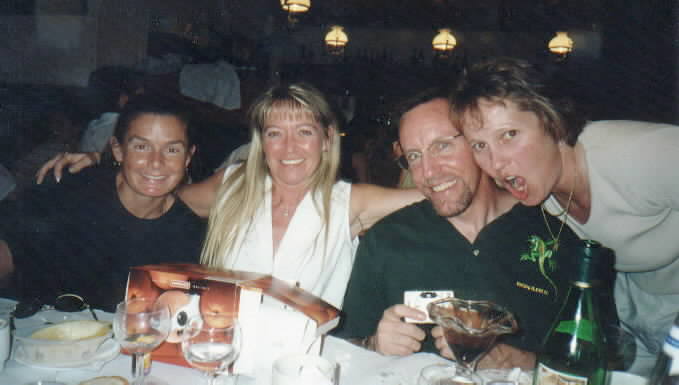 JA, Susie, Tom, Kleha At The Shrimp Place
