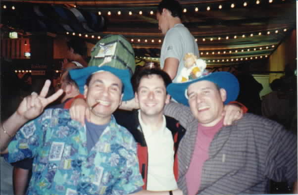 Ed, Greg, and Ron After A Few Liters.  Check Out The Hats!